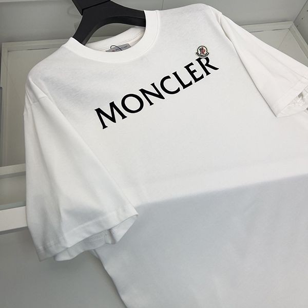モンクレール ロゴ コットン クルーネック Tシャツ N級品 mob82566